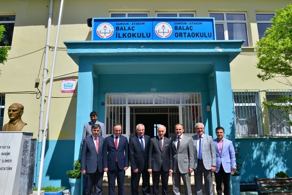 sayin valimizden samsun ses okullari balac ilkokulu ve ortaokulu na ziyaret